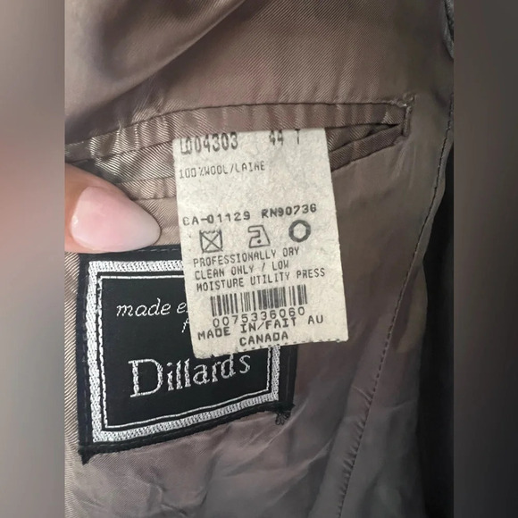 Ralph Ralph Lauren Houndstooth Blazer 44T - Picture 4 of 5